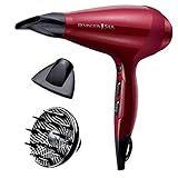 Remington Secador de Pelo Profesional Silk, Rejilla de Cerámica Sedosa, Iónico, Cabello...
