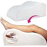 OrtoPrime Almohada Viscoelástica para Piernas Hinchadas Mejora la Circulación - Cojín...