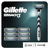 Gillette Mach3 Maquinilla de Afeitar Hombre + 7 Cuchillas de Recambio, Regalos Originales...