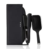 ghd max gift set - set plancha de pelo profesional con placas anchas para cabello largo,...