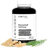 Cola de Caballo 3000 mg. 180 cápsulas veganas para 6 meses. Extracto concentrado de...