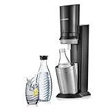SodaStream Crystal 2.0 Plata, Titanio carbonatador - Máquina para soda (Plata, Titanio,...