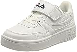FILA FXVENTUNO VELCRO kids, Zapatillas Unisex niños, Blanco, 32 EU