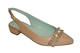 Candelitas 3260, Zapato Mujer Piel Maquillaje Adorno Perlas, tacón bajo, Ajustable con...