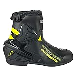 Bohmberg Cymars - Botas de moto para hombre, resistentes al agua, con protectores...