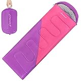 Clostnature Saco de Dormir Ligero para Acampar - Saco de Dormir Rectangular Casual al Aire...