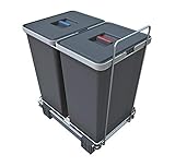 Elletipi PF01 44B2 Ecofil - Cubo de basura de reciclaje con base diferenciada, extraÃ­ble,...