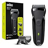 Braun Series 3 Afeitadora Eléctrica Hombre 3 en 1 Shave&Style, Máquina de Afeitar Barba...