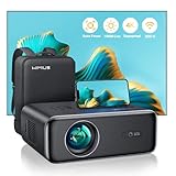 【Auto Focus/Keystone】 Proyector WiFi Bluetooth 15000 Lúmenes Full HD 1080P, WiMiUS...