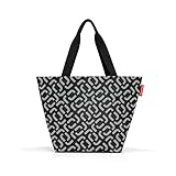 reisenthel shopper M - Bolsa para irte de picnics e irte de compras, con cremallera, base...