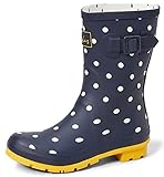 Joules Molly Welly, Botas Mujer, French Navy Spot, 38 EU