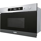 Whirlpool - Microondas integrable AMW 4900/IX, inox, 22 L, 750W, plato giratorio de 25 cm,...