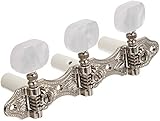 Schaller® Classic Haus Acrylic - Juego de clavijas para guitarra de concierto (acabado...