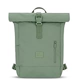Johnny Urban Mochila Mujeres y Hombres Verde - Robin Small - Enrollable y Espacio para...
