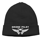 Sng9o Drone Pilot - Gorros unisex de algodón suave para adultos Negro Negro ( Taille...