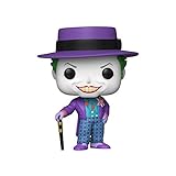 Pop! Heroes:Batman 1989 -Joker w/Hat. Chase!! This Pop! Figure Comes with a 1 in 6 Chance...