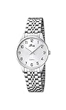 Lotus 15884/1 - Reloj de Cuarzo para Mujer, con Correa de Acero Inoxidable, Color Plateado