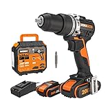 Taladro Percutor a batería 20V Máx Worx | WX352 | Motor sin escobillas | Power Share | 2...