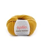 Katia Prime Merino – Color: Ocre (13) – 50 g/aprox. 120 m de lana.