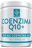 COENZIMA Q10 200mg 100% Natural Piulife® • 120 Cápsulas Coq10 Alta Dosis •...