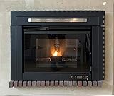 Estufa de pellets insertable/encastrable CANALIZABLE Modelo IC...