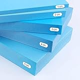 Plancha de Espuma Poliuretano 50x100cm Grosor 1cm Densidad Media D25 Firme Multiusos...