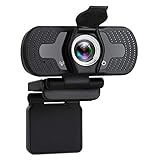 TELLUR - Webcam Full HD básica, 1080p/30fps, enfoque automático, corrección automática...