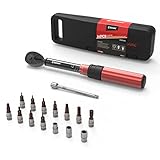 EZARC Llave Dinamométrica 1/4', 2-20 Nm Llave de Torque con Doble Escala, 100mm Barra...