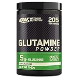 Optimum Nutrition Glutamine, l Glutamina en Polvo, Aminoacido, Suplementos para Ganar Masa...