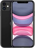 Apple iPhone 11, 64GB, Negro (Reacondicionado)
