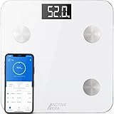 Active Era Báscula Inteligente Digital, Peso de Baño con 15 Medidas Corporales (Peso,...