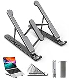 AOVUYCK-Store Soporte Portátil, 8 Ángulos Ajustable Ventilado Elevador Portátil, Laptop...