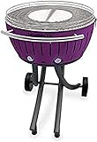 LotusGrill XXL - Parrilla sin humo, lila