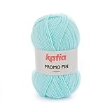 Katia Promo-Fin – Color: Turquesa Claro (857) – 50 g/aprox. Lana 170 m
