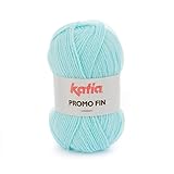 Katia Promo-Fin – Color: Turquesa Claro (857) – 50 g/aprox. Lana 170 m