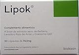 LIPOK 30 Capsulas Ayuda a Controlar el Colesterol de Forma Natural Complemento