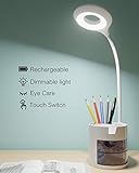 Lampara Escritorio,Hepside Flexo LED Escritorio Nivel 3 Brillo Flexo con Control Táctil...