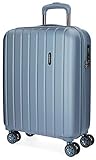 Movom Wood Maleta de cabina Azul 40x55x20 cms Rígida ABS Cierre TSA 38L 2,9Kgs 4 Ruedas...