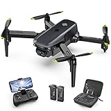 Sansisco D15 Mini Drone con Cámara 1080P, Plegable Drone Modo sin Cabeza, Retención de...
