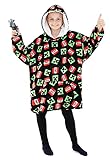 Minecraft Sudadera Niña, Sudadera con Capucha, Manta con Mangas de Forro Polar, Regalos...