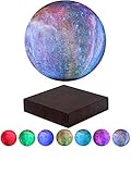 VGAzer - Lámpara de luna levitante flotando y girando libremente con luces LED que...