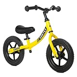 Sawyer - Bicicleta Sin Pedales Ultraligera - Niños 2, 3, 4 y 5 años (Amarillo)