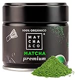 Té Matcha Premium 100% Ecológico 30g [Grado Premium Ceremonial]. Té Verde en Polvo...