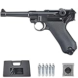 Ecommur. Legends P08 Blowback umarex | Pistola de perdigones (Bolas BB's de Acero) de Aire...