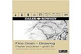 Daler Rowney Fine Grain Cartridge Bloc Dibujo Fino Encolado Retrato A4 120G 30 hojas