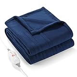 Manta térmica eléctrica, Manta Suave Grande de 130 x 180 cm para Calentar Todo el Cuerpo...