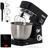 Mesko MS 4217B Batidora Amasadora Repostería Profesional Robot Cocina Orbital, 1200W MAX,...