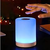 Lámpara de noche inteligente USB lámpara de mesa LED amistad creativa mesita de noche...