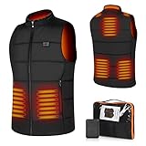 Amiable Chaleco Calefactable Hombre Mujer, Chaqueta Calefactable Chaleco Termico Electrico...
