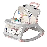 Hamaca Bebe hasta 18 Kg Mecedora Multifuncional Toldo Hamaca para Bebe Fácil Montaje...